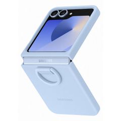 Samsung Original Coque en silicone Ring Samsung Galaxy Z Flip 6 / Flip 7 FE - Blue