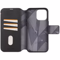 Decoded Portefeuille détachable 2 en 1 en cuir Apple iPhone 15 Pro Max - Noir