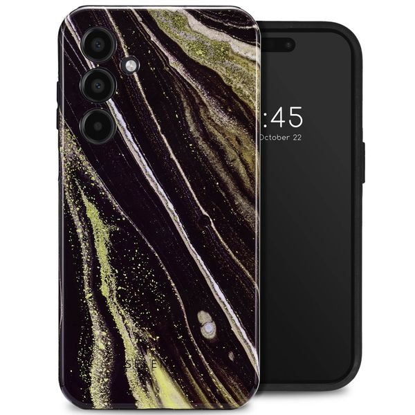 Selencia Coque arrière Vivid Tough Samsung Galaxy A15 (5G/4G) - Chic Marble