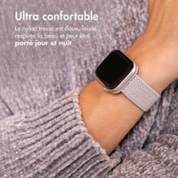 imoshion Bracelet tissé en nylon Apple Watch Series 1 á 9 / SE (38/40/41 mm) | Series 10 (42 mm) - Gris