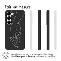 imoshion Coque Design Samsung Galaxy S23 - Holding Hands Black