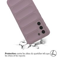 imoshion Coque arrière EasyGrip Samsung Galaxy S21 FE - Violet