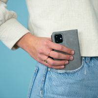 imoshion Étui de télephone portefeuille de luxe Samsung Galaxy A20s - Gris