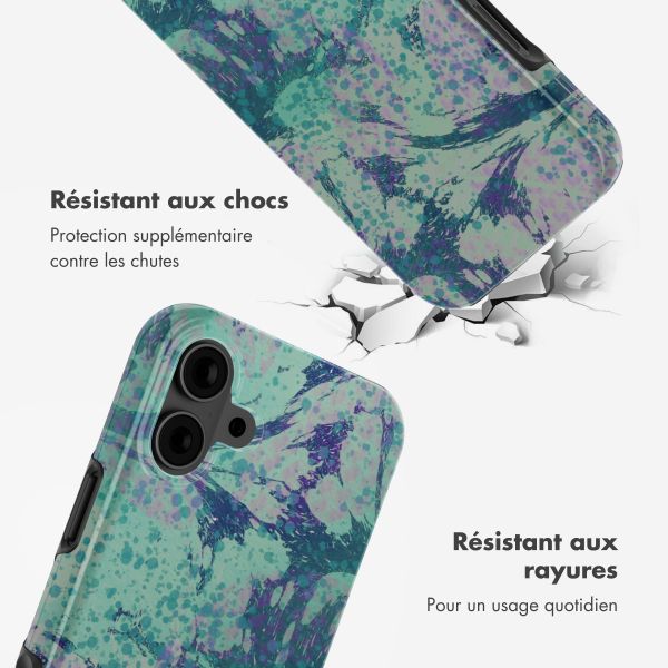 Selencia Coque arrière Vivid avec MagSafe Apple iPhone 16 - Fresh Paint Green