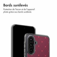 imoshion Coque Design Samsung Galaxy A56 - Crush Check Coral Dust