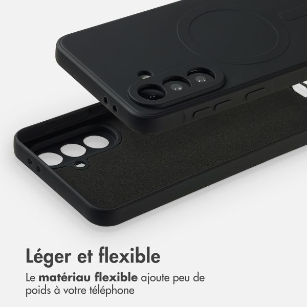 imoshion Coque Couleur avec MagSafe Samsung Galaxy A36 - Noir
