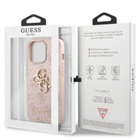 Guess Coque 4G Metal Logo Backcover Apple iPhone 13 Pro Max - Rose