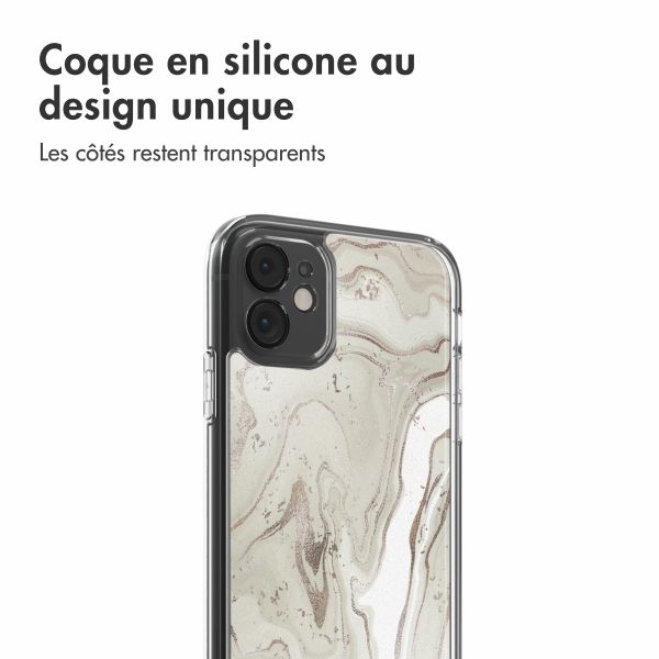 imoshion Coque Design Apple iPhone 11 - Sandy Marble