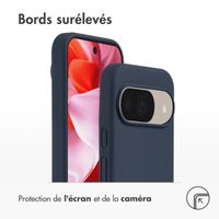 Accezz Coque Liquid Silicone Google Pixel 10 / 10 Pro - Bleu foncé