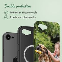 Concevez votre propre coque Tough avec MagSafe Apple iPhone 16e - Blanc