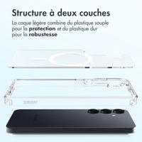 Accezz Coque arrière Xtreme Impact avec MagSafe Samsung Galaxy S24 - Transparent