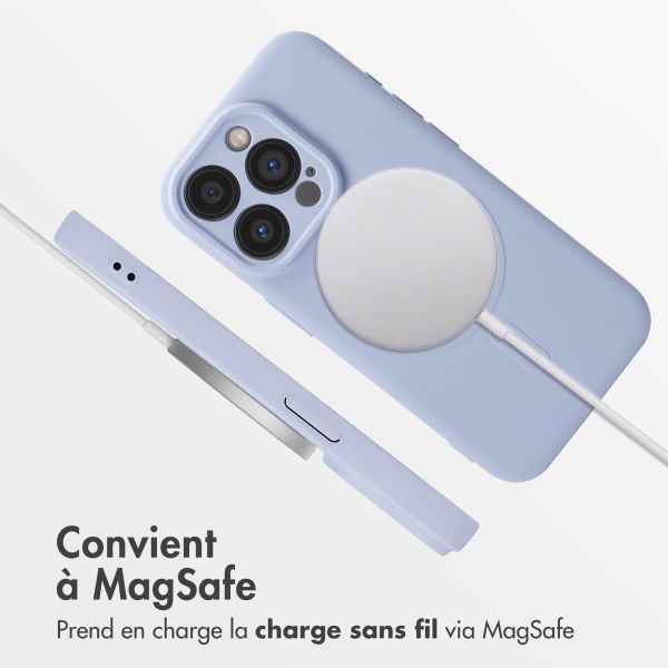 imoshion Coque Couleur avec MagSafe Apple iPhone 15 Pro - Lila