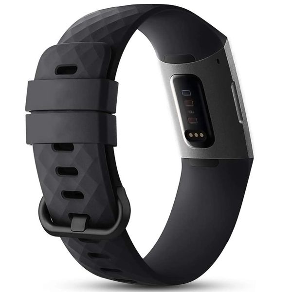 imoshion Bracelet silicone Fitbit Charge 3 / 4 - Noir