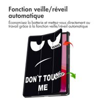imoshion Coque tablette Design Trifold Lenovo Tab M11 - Don't touch