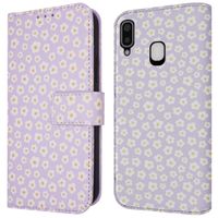 imoshion Étui de téléphone portefeuille Design Samsung Galaxy A20e - White Daisy