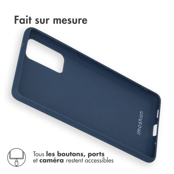 imoshion Coque Couleur Samsung Galaxy S20 FE - Bleu foncé