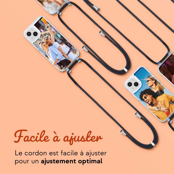 Concevez votre Coque MagSafe avec cordon amovible Apple iPhone 14 - Transparent