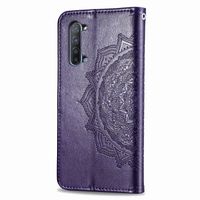 Etui de téléphone portefeuille Mandala Oppo Reno3 / A91