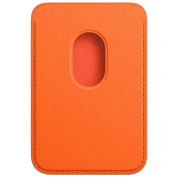 Apple Leather Wallet MagSafe (Apple Wallet 2nd generation) - Orange