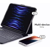 ZAGG Coque QWERTY clavier tablette Pro Keys iPad Air 11 pouces (2024) M2 - Noir