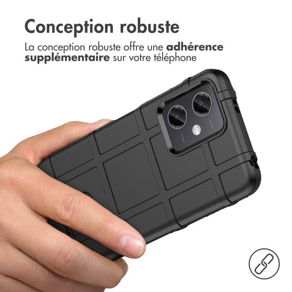 imoshion Coque Arrière Rugged Shield Xiaomi Poco X5 5G - Noir