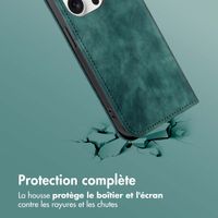 imoshion Étui de téléphone portefeuille Slim Apple iPhone 12 (Pro) - Vert