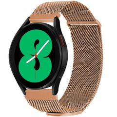 imoshion Bracelet magnétique milanais  - Connexion universelle 20 mm - Taille M - Rose Doré