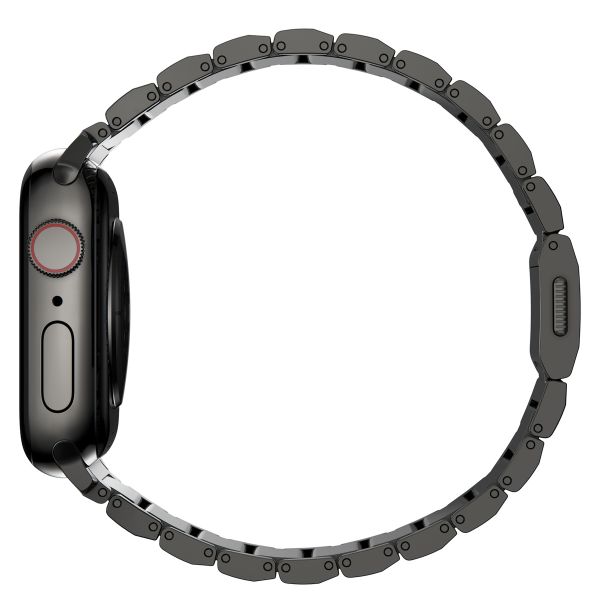 Nomad Bracelet à maillons magnétiques en acier Apple Watch Series 1 t/m 11 / SE / Ultra (44/45/46/49 mm) - Graphite