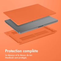 imoshion Coque rigide pour MacBook Pro 16 pouces (2021) / Pro 16 pouces (2023) M3 chip - A2485 / A2780 / A2991 / A3186 / A3403 - Apricot Crush Orange