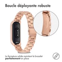 imoshion Bracelet en acier Xiaomi Mi Band 3 / 4 - Rose Dorée