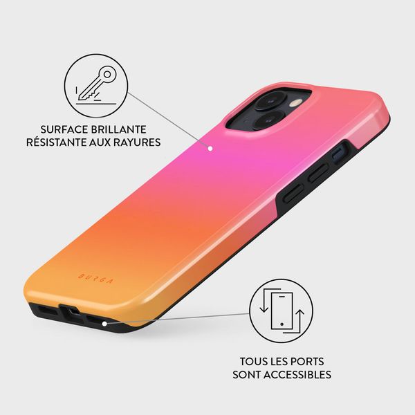 Burga Coque arrière Tough iPhone 14 - Sunset Club