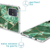 imoshion Coque Design Samsung Galaxy A71 - Cuive graphique / Vert