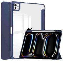 imoshion Coque tablette rigide Trifold Apple iPad Pro 11 (2024) M4 - Bleu foncé