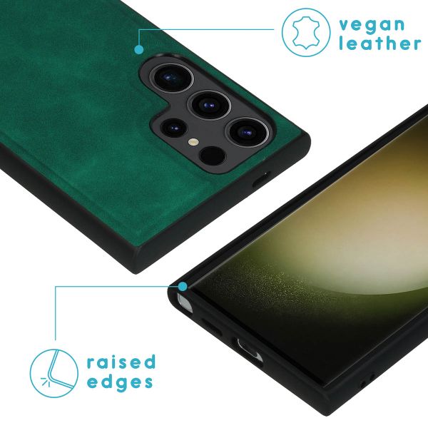 imoshion Etui de télephone luxe 2-en-1 amovible Samsung Galaxy S24 Ultra - Vert foncé