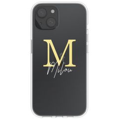 Coque avec votre propre photo et/ou texte Apple iPhone 15 - Letter