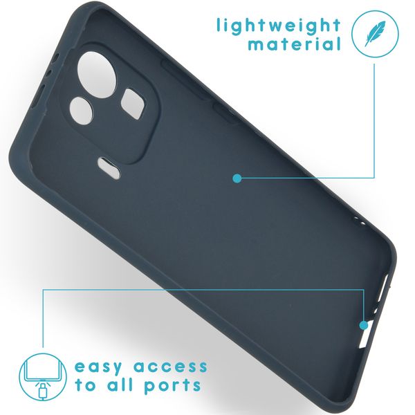 imoshion Coque Couleur Xiaomi Mi 11 Pro - Bleu foncé