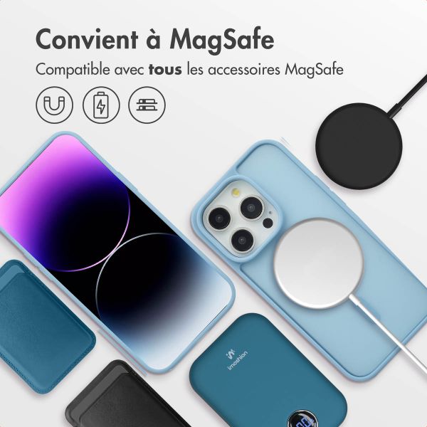 imoshion Coque Color Guard avec MagSafe iPhone 14 Pro - Bleu clair