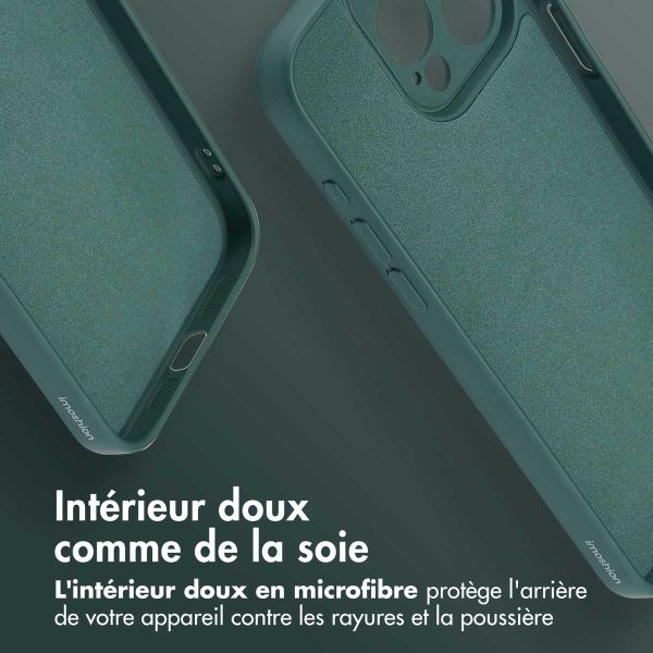 imoshion Coque Couleur avec MagSafe iPhone 15 Pro Max - Vert foncé