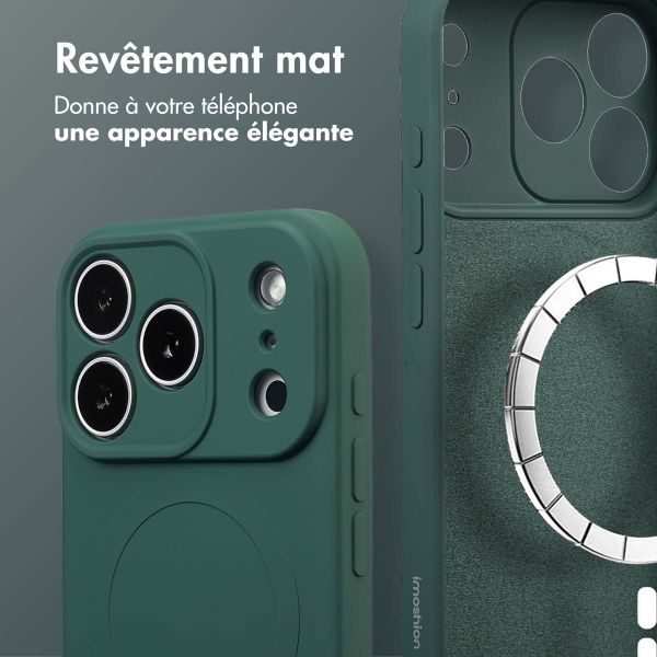 imoshion Coque Couleur avec MagSafe Apple iPhone 17 Pro - Vert foncé