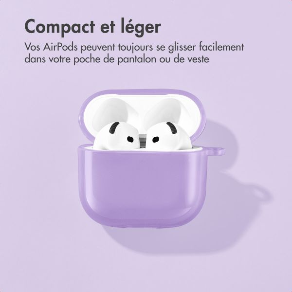 imoshion Coque Néon Apple AirPods 4 - Pourpre
