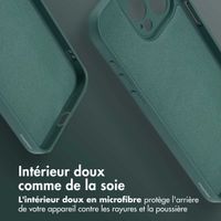imoshion Coque Couleur avec MagSafe Apple iPhone 15 Pro Max - Vert foncé