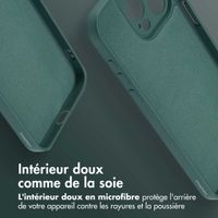 imoshion Coque Couleur avec MagSafe iPhone 15 Pro Max - Vert foncé