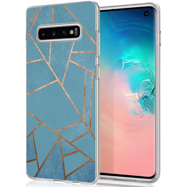 imoshion Coque Design Samsung Galaxy S10 - Blue Graphic