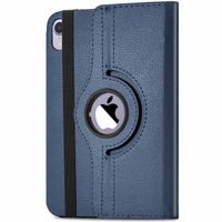 imoshion Coque tablette rotatif à 360° iPad Mini 7 (2024) / iPad Mini 6 (2021) - Bleu foncé