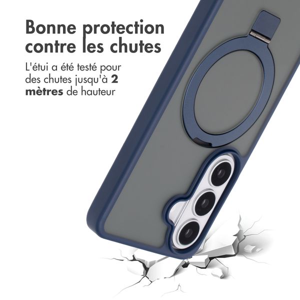 Accezz Coque Ring Stand avec MagSafe Samsung Galaxy S26 - Bleu