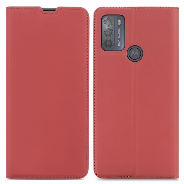 imoshion Étui de téléphone Slim Folio Motorola Moto G50 - Rouge