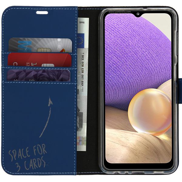 Accezz Étui de téléphone Wallet Samsung Galaxy A32 (5G) -Bleu foncé