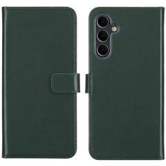 Selencia Étui portefeuille en cuir véritable Samsung Galaxy A16 - Vert