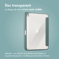 imoshion Coque tablette Origami iPad 9 (2021) 10.2 pouces / iPad 8 (2020) 10.2 pouces / iPad 7 (2019) 10.2 pouces - Vert foncé