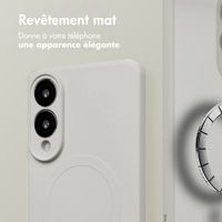 imoshion Coque Couleur avec MagSafe Samsung Galaxy S25 Edge - Beige